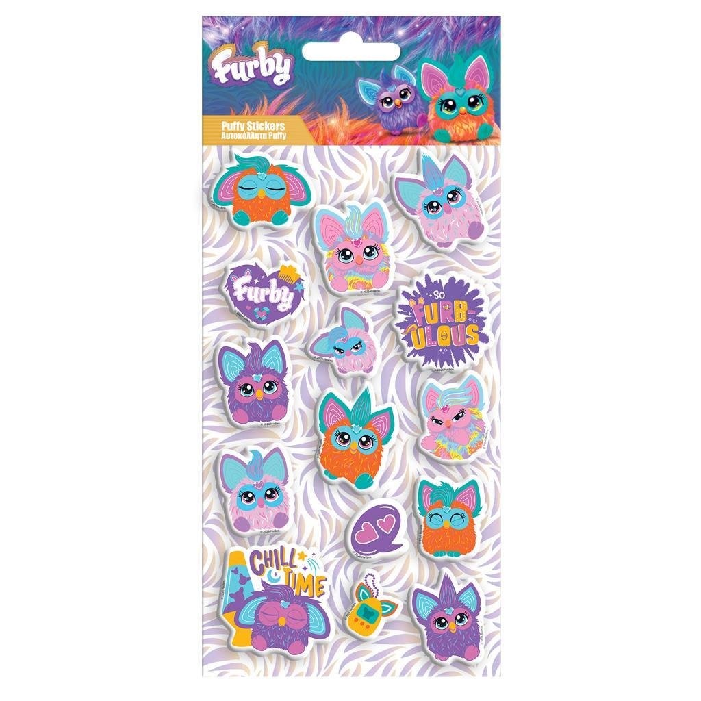 71466 ΑΥΤΟΚΟΛΛΗΤΑ FURBY 10x22cm THE LITTLIES - Image 1