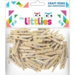 ΜΑΝΤΑΛΑΚΙΑ ΞΥΛΙΝΑ 25mm 45ΤΕΜ THE LITTLIES