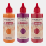ΣΕΤ ΧΡΩΜΑΤΑ ΓΙΑ ΥΦΑΣΜΑ TIE DYE WITH TEXTILE SILK Pink 3x85ml - Image 2