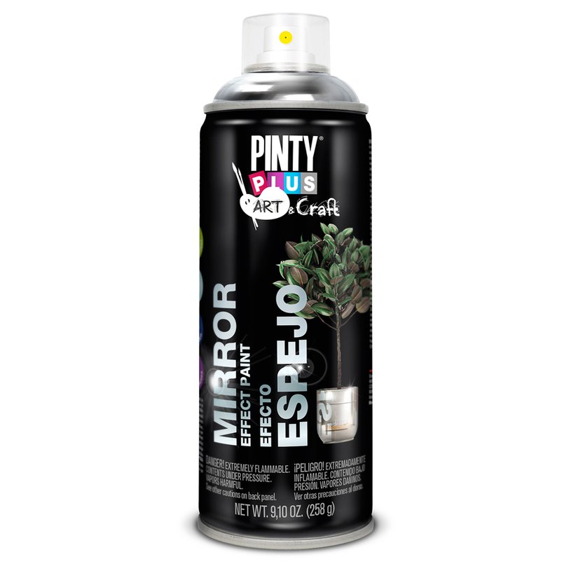 62061 ΣΠΡΕΪ ΕΦΕ ΚΑΘΡΕΠΤΗ 400ml MIRROR EFFECT PAINT PINTY PLUS - Image 1