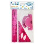 ΣΕΤ ΓΕΩΜΕΤΡΙΚΟ FLEXI 3ΤEM 20cm ΣΕ 2 ΧΡΩΜΑΤΑ