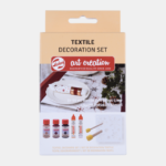 ΣΕΤ ΧΡΩΜΑΤΑ ΓΙΑ ΥΦΑΣΜΑ 3 ΧΡΩΜΑΤΑ x 50ml,2 EFFECT LINER,2 ΣΤΑΜΠΑΔΟΡΟI,1 ΣΤΕΝΣΙΛ