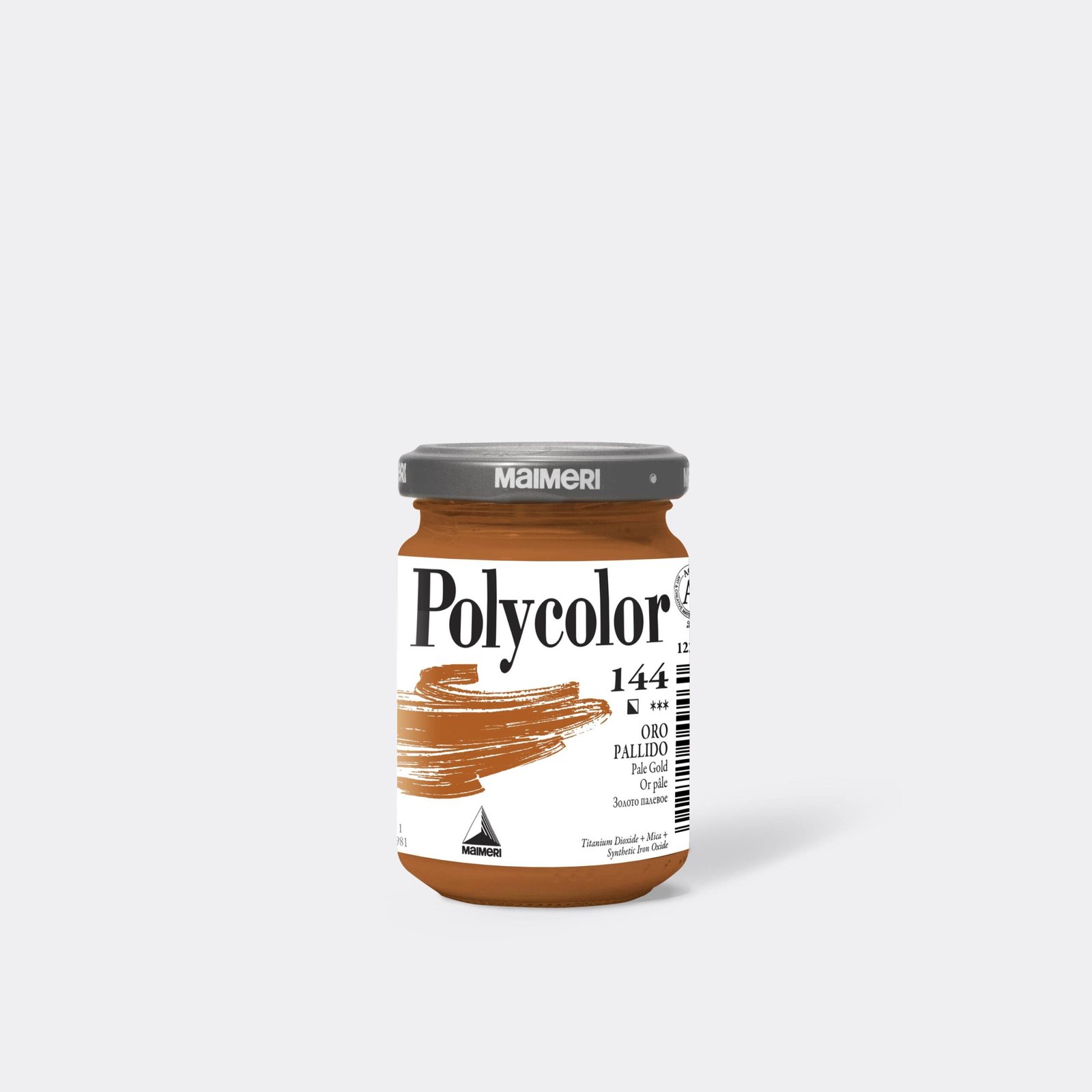 71619 ΑΚΡΥΛΙΚΟ ΧΡΩΜΑ POLYCOLOR 144 Pale Gold 140ml MAIMERI - Image 1