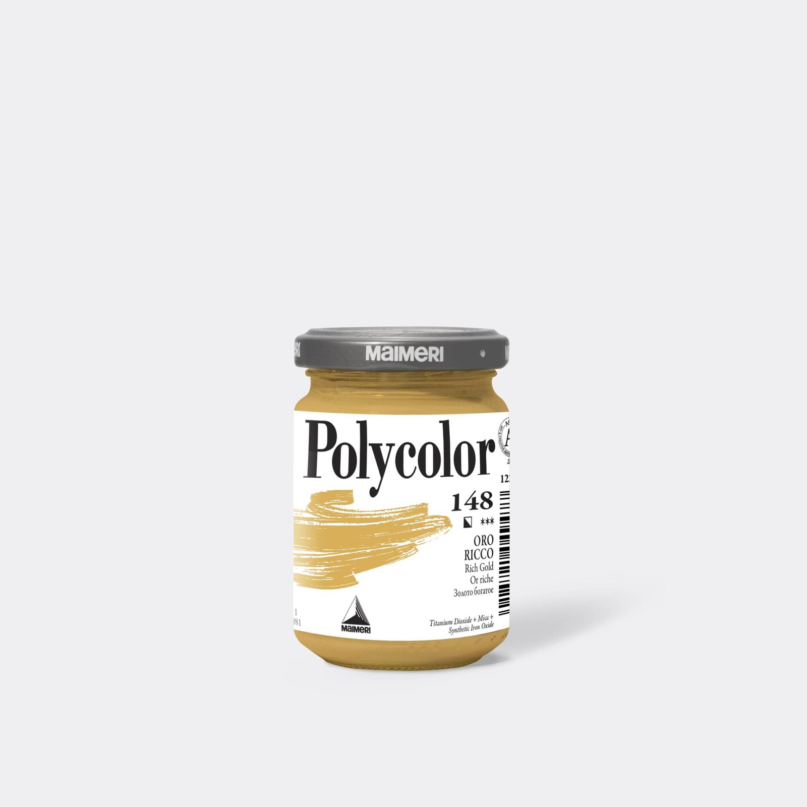 71620 ΑΚΡΥΛΙΚΟ ΧΡΩΜΑ POLYCOLOR 148 Rich Gold 140ml MAIMERI - Image 1