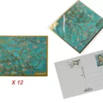 ΣΕΤ 12 ΚΑΡΤ ΠΟΣΤΑΛ - Van Gogh, Almond Blossom