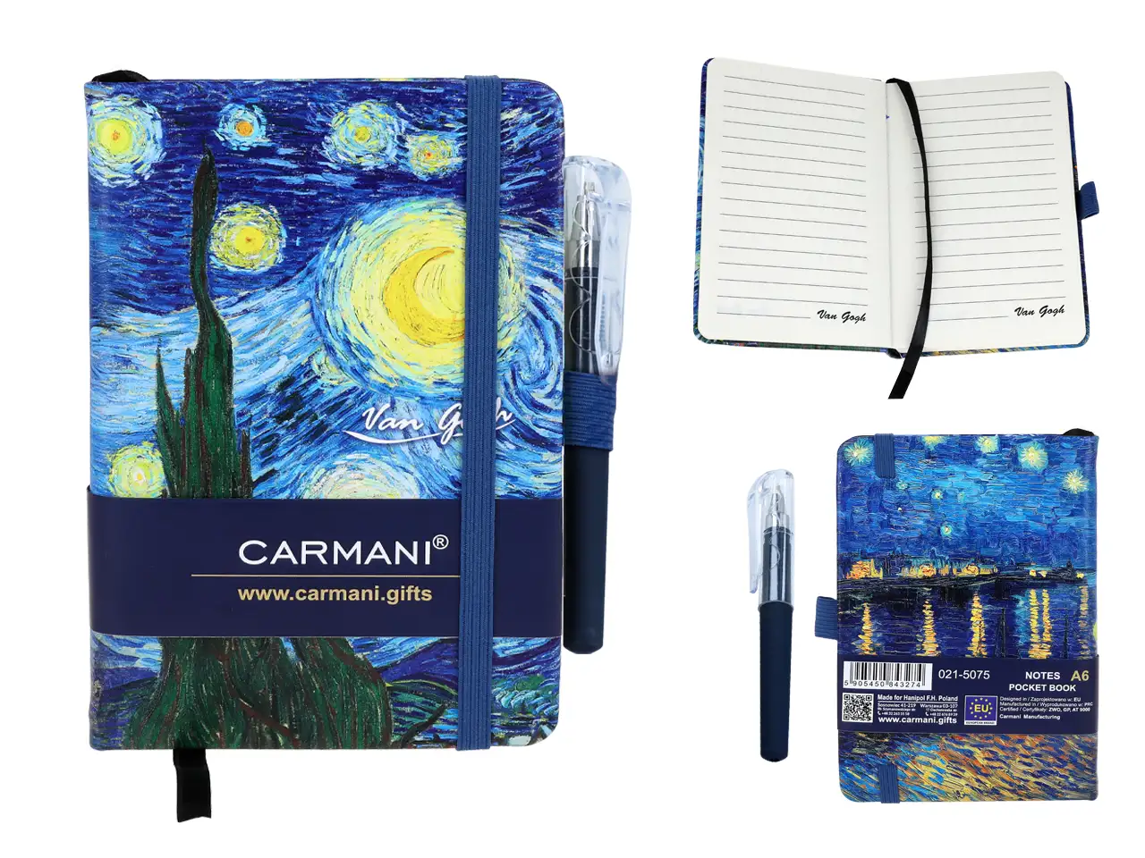 71673 ΣΗΜΕΙΩΜΑΤΑΡΙΟ A6 - Van Gogh, Starry Night - Image 1