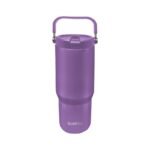 ΘΕΡΜΟΣ TUMBLER ΜΕ ΚΑΛΑΜΑΚΙ ΚΑΙ ΛΑΒΗ Core Amethyst Purple 860ml QUOKKA